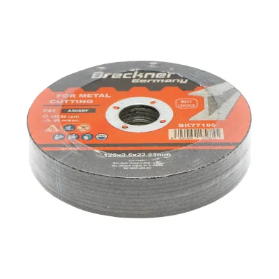 Dischi da Taglio T41 125x2.5x22mm per Metallo Disco Flessibili taglio Ferro per Smerigliatrice Angolare Mola Taglio Breckner Germany - immagine 3