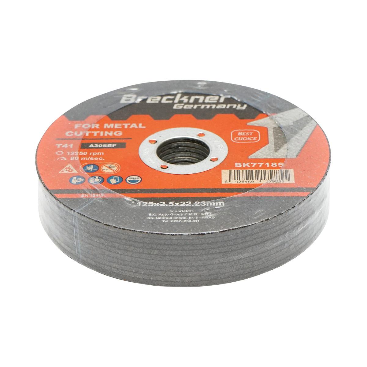 Dischi da Taglio T41 125x2.5x22mm per Metallo Disco Flessibili taglio Ferro per Smerigliatrice Angolare Mola Taglio Breckner Germany - immagine 3
