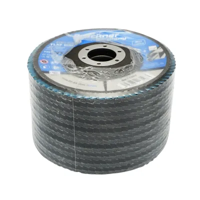Dischi Lamellari Zirconio 115mm P100 per Acciaio INOX Metallo, Dischi Abrasivi, Disco Lamellare Breckner Germany - immagine 3