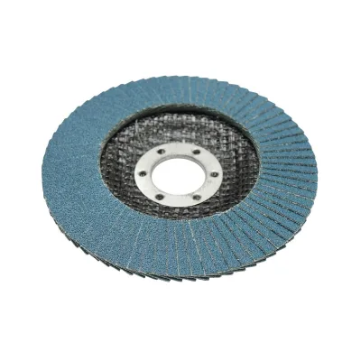 Dischi Lamellari Zirconio 115mm P120 per Acciaio INOX Metallo, Dischi Abrasivi, Disco Lamellare Breckner Germany - immagine 2