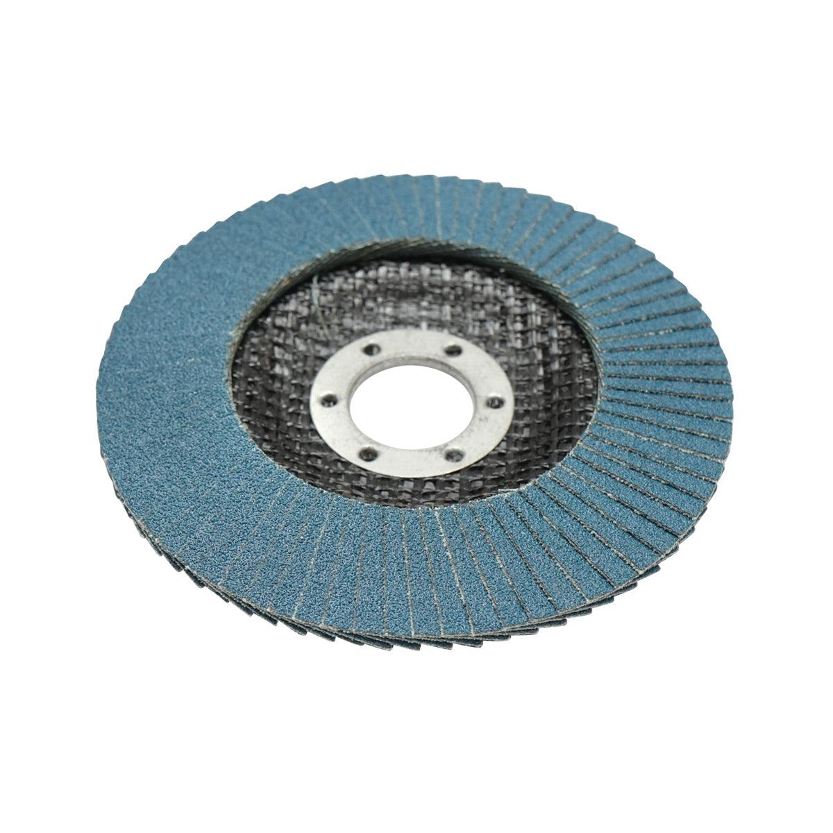 Dischi Lamellari Zirconio 115mm P120 per Acciaio INOX Metallo, Dischi Abrasivi, Disco Lamellare Breckner Germany - immagine 2