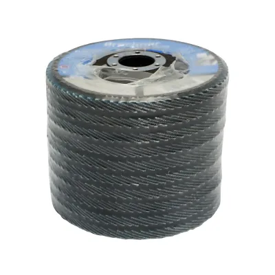 Dischi Lamellari Zirconio 115mm P40 per Acciaio INOX Metallo, Dischi Abrasivi, Disco Lamellare Breckner German - immagine 3