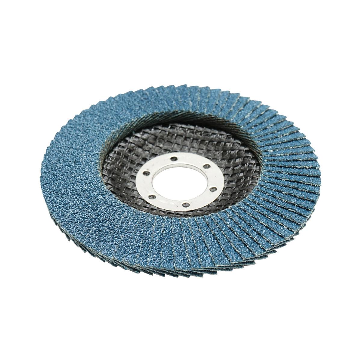 Dischi Lamellari Zirconio 115mm P60 per Acciaio INOX Metallo, Dischi Abrasivi, Disco Lamellare Breckner Germany - immagine 2