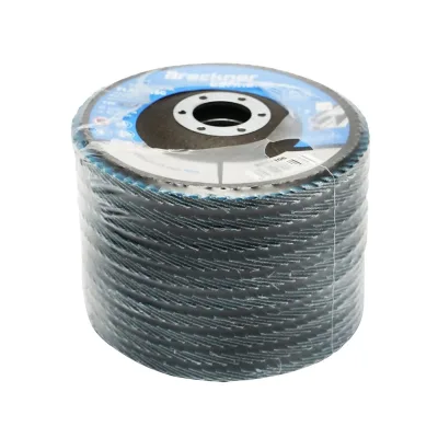 Dischi Lamellari Zirconio 115mm P80 per Acciaio INOX Metallo, Dischi Abrasivi, Disco Lamellare Breckner Germany - immagine 3