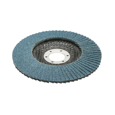Dischi Lamellari Zirconio 125mm P80 per Acciaio INOX Metallo, Dischi Abrasivi, Disco Lamellare Breckner Germany - immagine 2