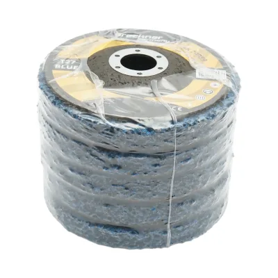 Disco abrasivo compatto in tessuto non tessuto 125x22,23 mm T27, grana media per la pulizia di ruggine e vernice. Breckner Germany - immagine 5