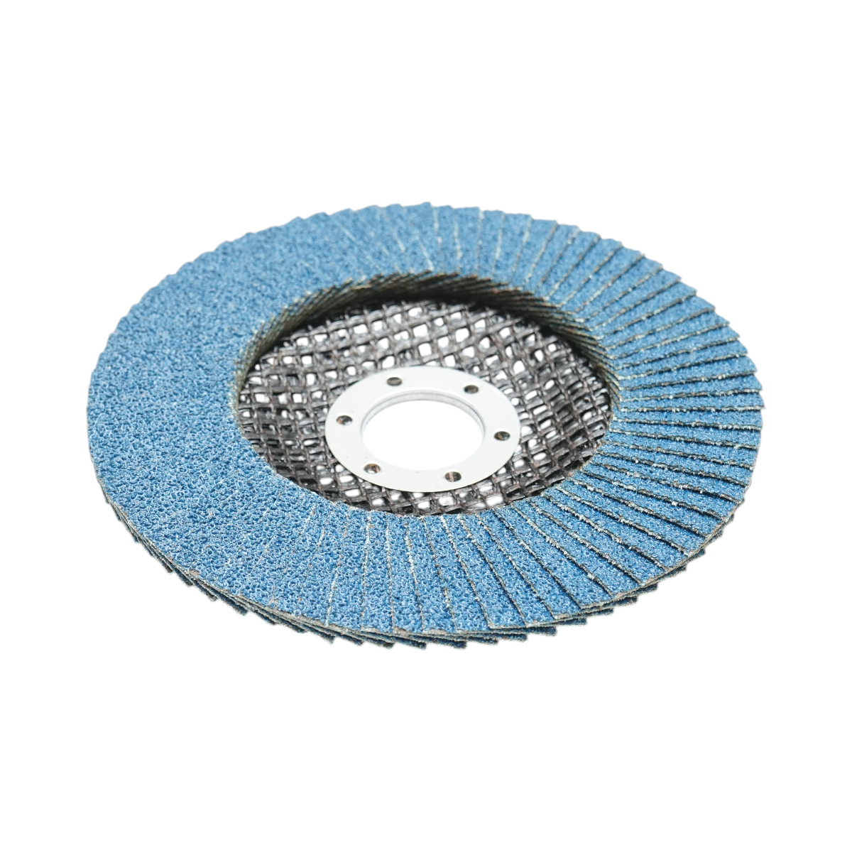Disco abrasivo lamellare in zirconia 125x22mm T27 ZA60 per levigatura e lucidatura di metalli e acciaio inossidabile. Breckner Germany - immagine 3
