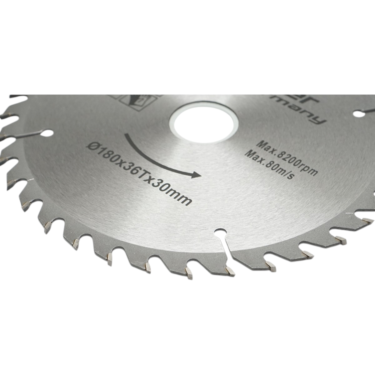 Disco circolare in widia per legno 180 × 30 mm, 36 denti, velocità massima 8.200 rpm Breckner Germany - immagine 3