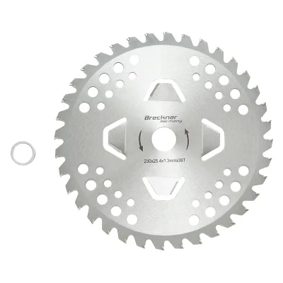 Disco circolare vidia 230x25.4x1.3mm, 36 denti per decespugliatore a spalla Breckner Germany