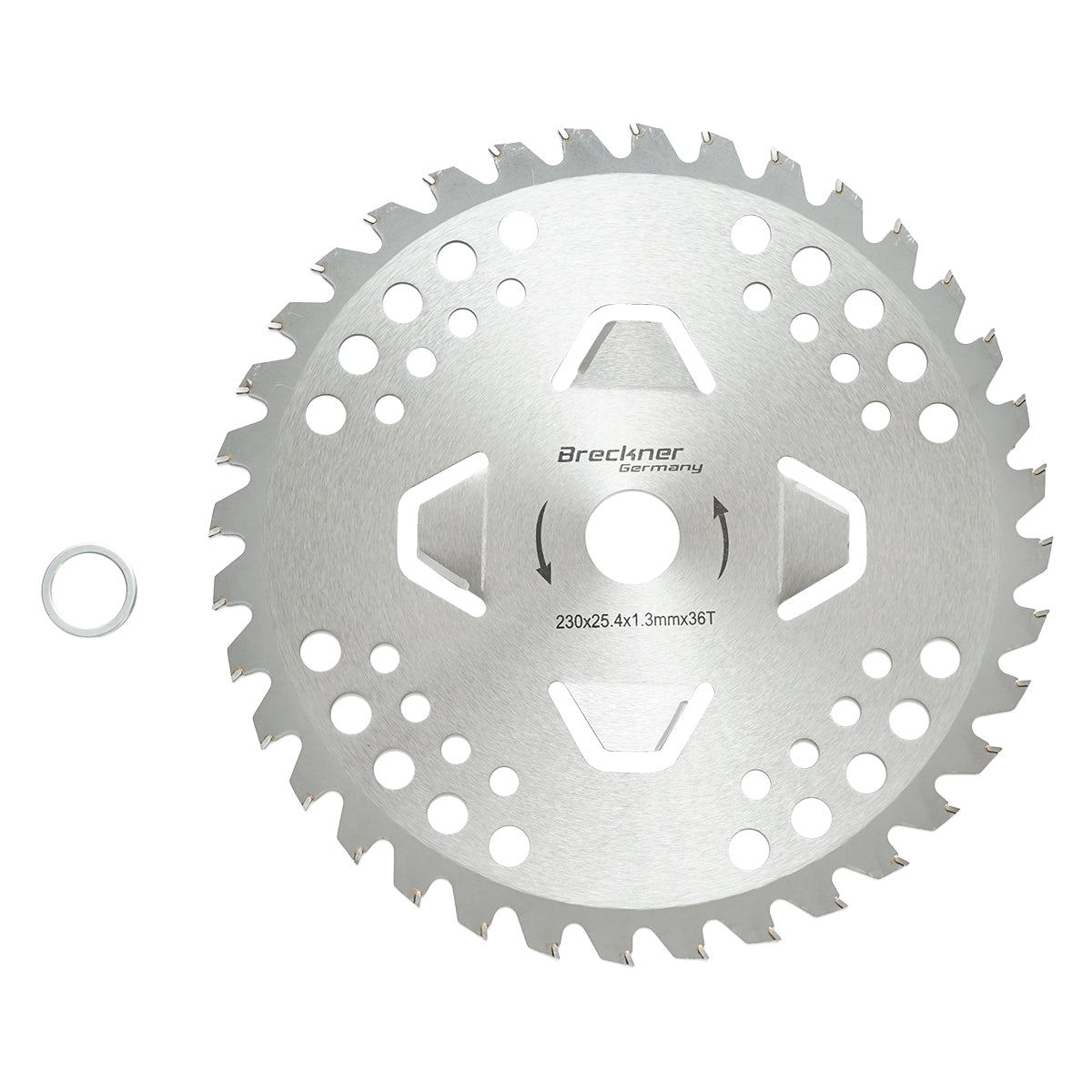 Disco circolare vidia 230x25.4x1.3mm, 36 denti per decespugliatore a spalla Breckner Germany