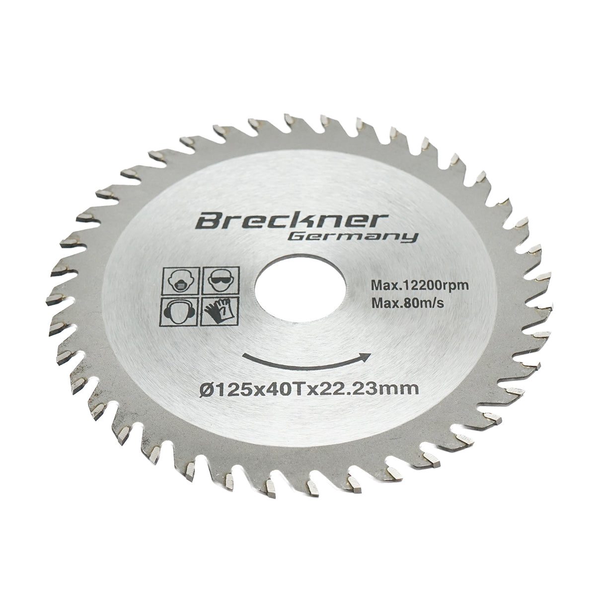 Disco circolare vidia per legno 125x1.2x22.23mm, 40 denti Breckner Germany - immagine 2