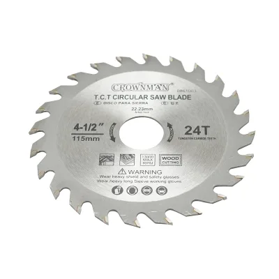 Disco circolare widia per legno 115x22,23mm, max. velocità. Crownman da 13.000 giri/min, 24 denti - immagine 3
