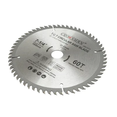 Disco circolare widia per legno 185x22,23mm, max. velocità. Crownman da 8200 giri/min, 60 denti - immagine 3