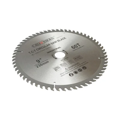 Disco circolare widia per legno 230x25,4mm, max. velocità. 6600 giri/min, 60 denti, Crownman industriale - immagine 3