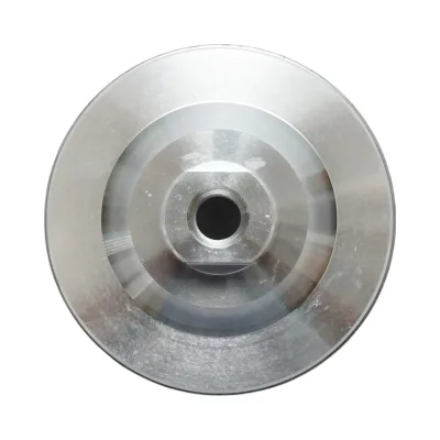Disco diamantato a tazza segmentata turbo da 100 mm, filettatura M14, alluminio grezzo per la levigatura del granito Breckner Germany - immagine 2