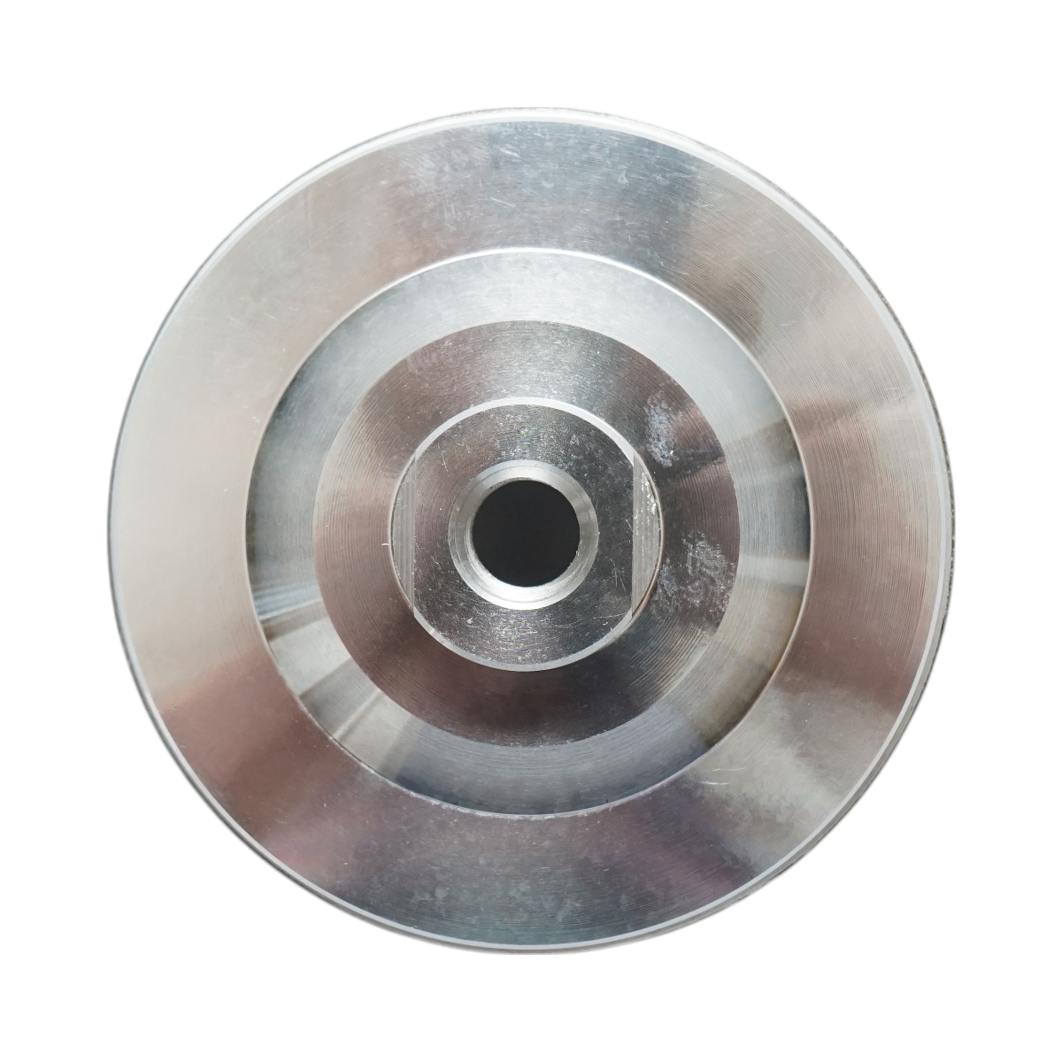 Disco diamantato a tazza segmentata turbo da 100 mm, filettatura M14, alluminio grezzo per la levigatura del marmo Breckner Germany - immagine 2