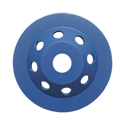Disco diamantato a tazza segmentato 125x22,23, doppia fila grosso, CONCRETE standard per la levigatura di calcestruzzo, pietra, mosaico Breckner Germany - immagine 2