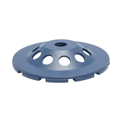 Disco diamantato a tazza segmentato 180x22,23, doppia fila grosso, CONCRETE standard per la levigatura di calcestruzzo, pietra, mosaico Breckner Germany - immagine 4