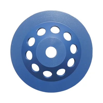 Disco diamantato a tazza segmentato 180x22,23, doppia fila grosso, CONCRETE standard per la levigatura di calcestruzzo, pietra, mosaico Breckner Germany - immagine 2
