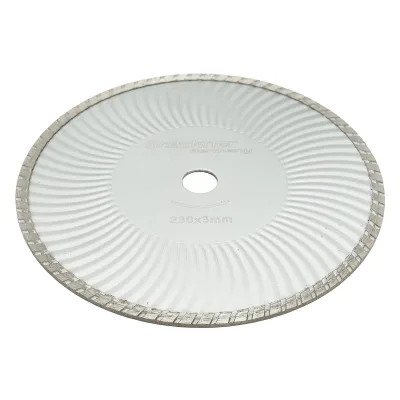Disco diamantato continuo 230x3mm per taglio a umido/a secco di calcestruzzo e ceramica Breckner Germany - immagine 2