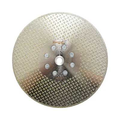 Disco diamantato elettrodeposto 230mm, filettatura M14 per taglio/levigatura di marmo, fibra di vetro, resina, ceramica dura Breckner Germany