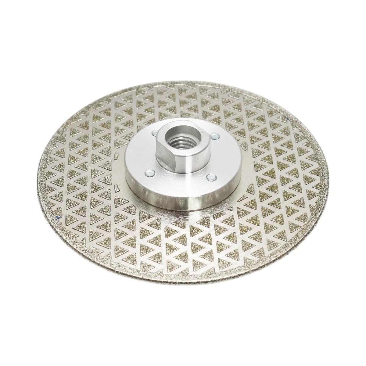 Disco diamantato elettroplaccato 125 mm, attacco M14 per taglio/levigatura di marmo, fibra di vetro, resina e ceramica dura Breckner Germany - immagine 4