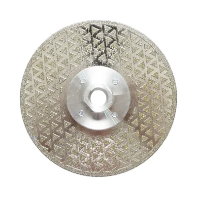 Disco diamantato elettroplaccato 125 mm, attacco M14 per taglio/levigatura di marmo, fibra di vetro, resina e ceramica dura Breckner Germany - immagine 2