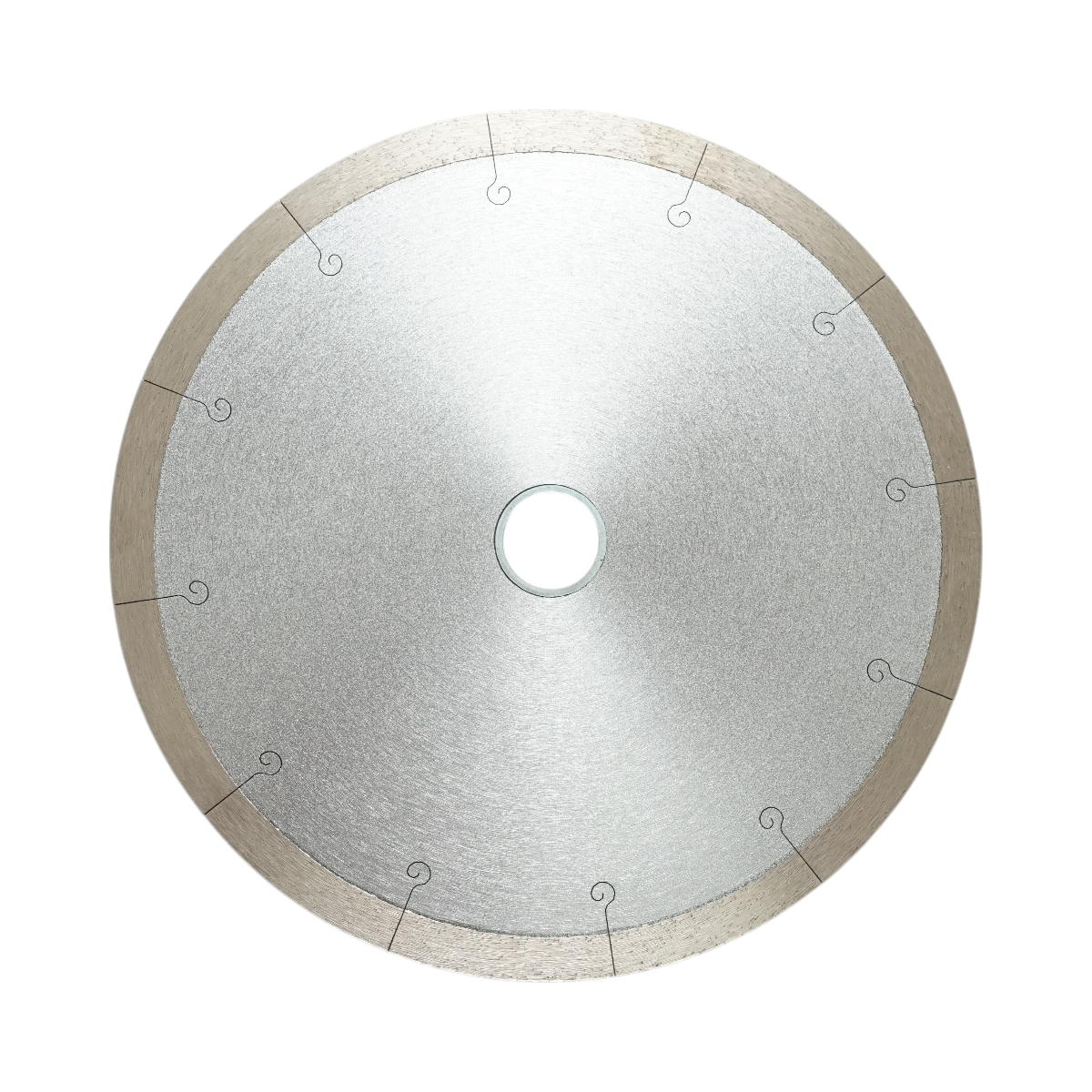 Disco diamantato frazionato continuo 230x30/25,4 mm, segmento 10 mm per piastrelle, maiolica, ceramica dura, marmo Breckner Germany - immagine 2
