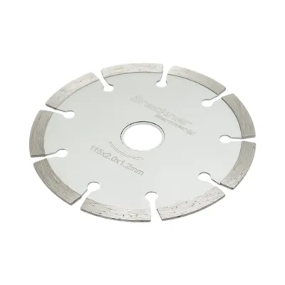 Disco diamantato segmentato 115x1,8x22,23 mm, taglio a secco per calcestruzzo, pietra, mattoni Breckner Germany - immagine 4