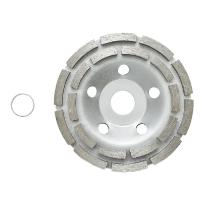 Disco diamantato segmentato 125x22.23mm per levigatura di calcestruzzo, granito e marmo Breckner Germany
