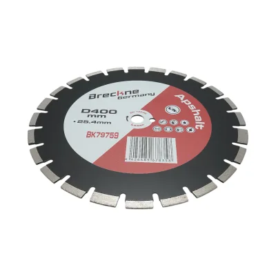 Disco diamantato segmentato 400x25,4 mm, segmento A40 12 mm per asfalto, calcestruzzo fresco Breckner Germany - immagine 3