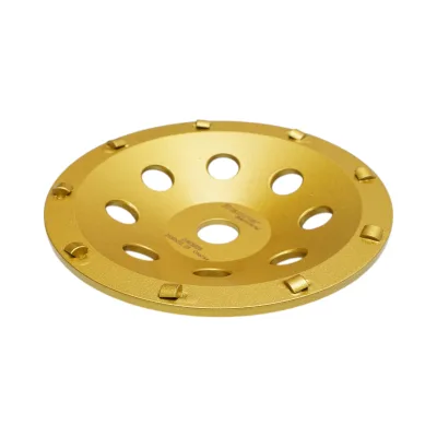 Disco diamantato segmentato PCD tipo tazza 180x22,23, levigatura calcestruzzo, pietra, travertino, mosaico, pavimentazione, mattoni Breckner Germany - immagine 3