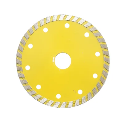 Disco diamantato sinterizzato turbo 125x22,23mm, max. velocità. 12200 giri/min, taglio a umido/a secco per pietra, arenaria, ceramica, marmo Crownman - immagine 2