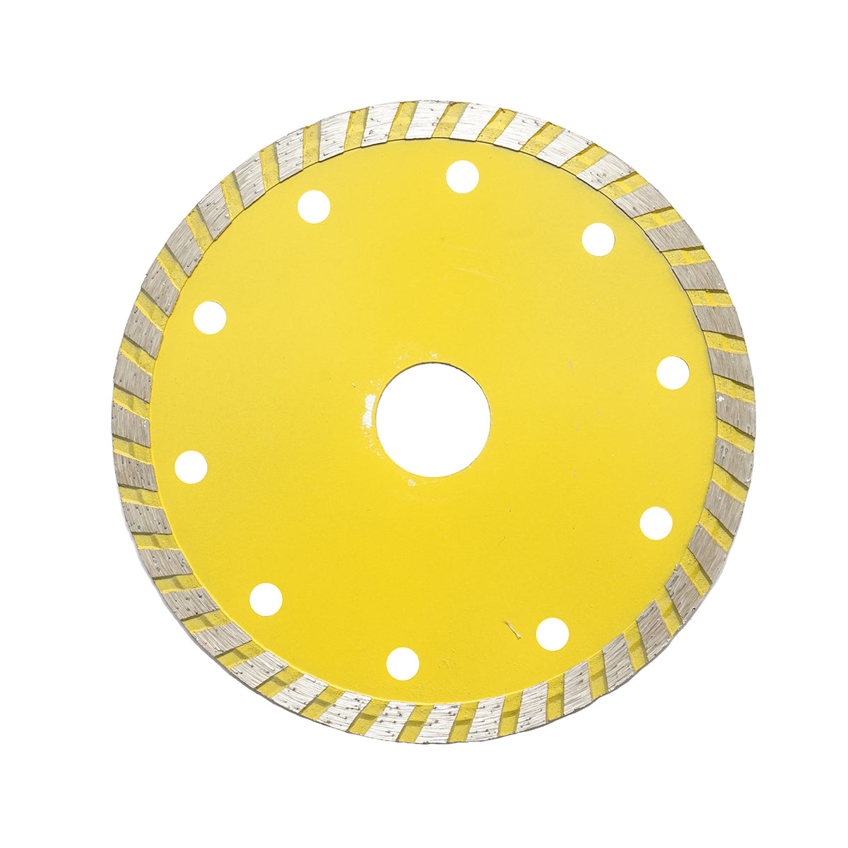 Disco diamantato sinterizzato turbo 125x22,23mm, max. velocità. 12200 giri/min, taglio a umido/a secco per pietra, arenaria, ceramica, marmo Crownman - immagine 2