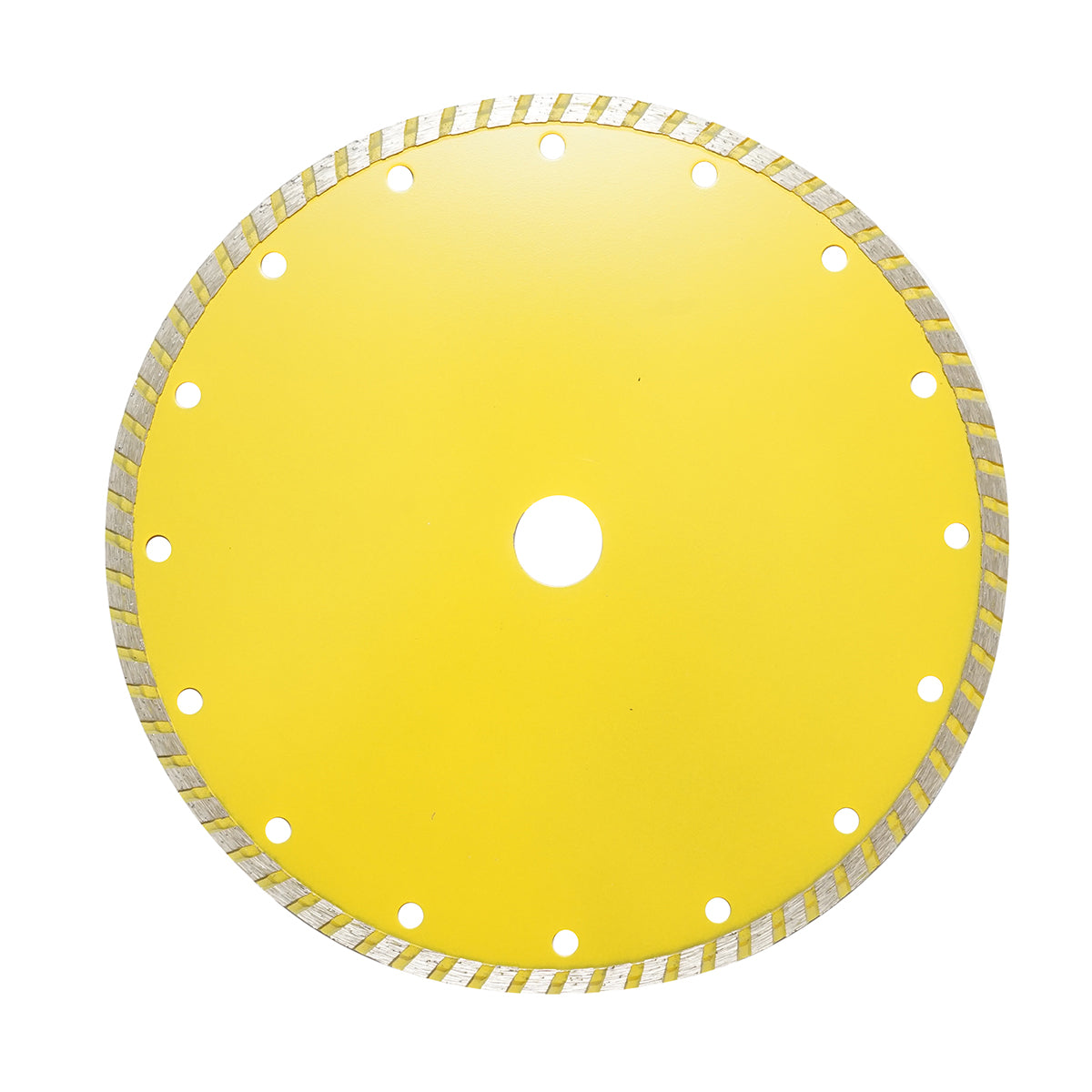 Disco diamantato sinterizzato turbo 230x22,23mm, max. velocità. 6600 giri/min, taglio a umido/a secco per pietra, arenaria, ceramica, marmo Crownman - immagine 2