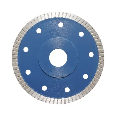 Disco diamantato turbo 115x22,23 mm, segmento 8 mm per piastrelle, maiolica, ceramica dura, marmo, granito Breckner Germany - immagine 2