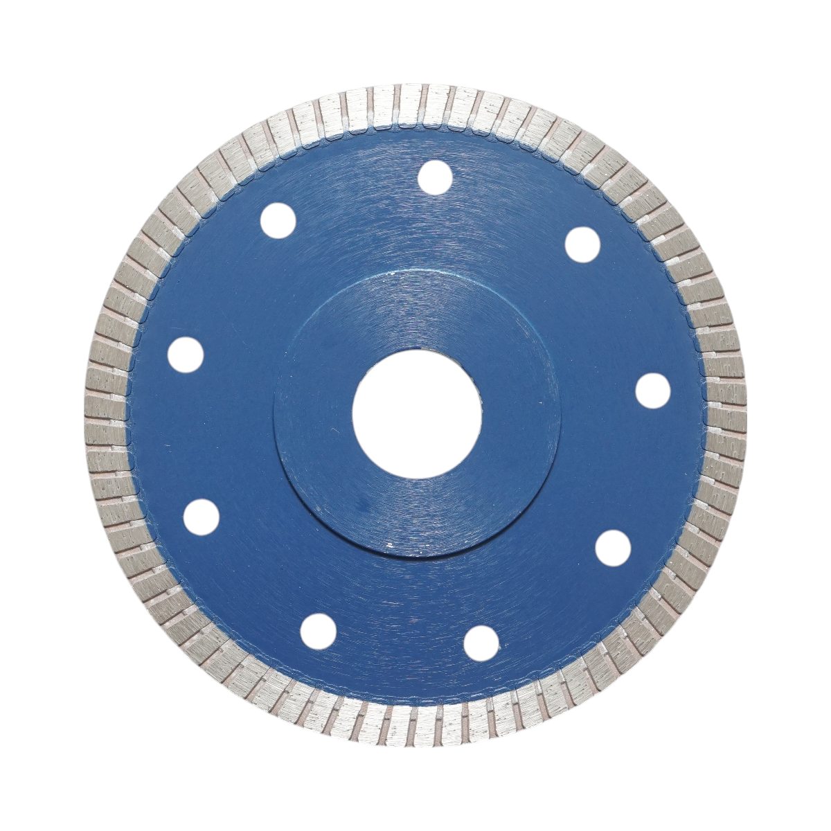 Disco diamantato turbo 115x22,23 mm, segmento 8 mm per piastrelle, maiolica, ceramica dura, marmo, granito Breckner Germany - immagine 2
