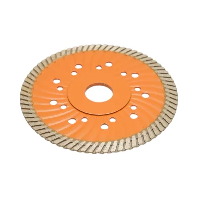 Disco diamantato turbo 125x22,23 mm, segmento 10 mm per piastrelle, autobloccanti, mosaici, pietre dure, marmo, granito Breckner Germany - immagine 4