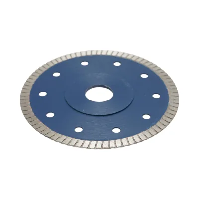 Disco diamantato turbo 125x22,23 mm, segmento 8 mm per piastrelle, maiolica, ceramica dura, marmo, granito Breckner Germany - immagine 4