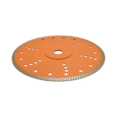 Disco diamantato turbo 230x22,23 mm, segmento 10 mm per piastrelle, autobloccanti, mosaici, pietre dure, marmo, granito Breckner Germany - immagine 4