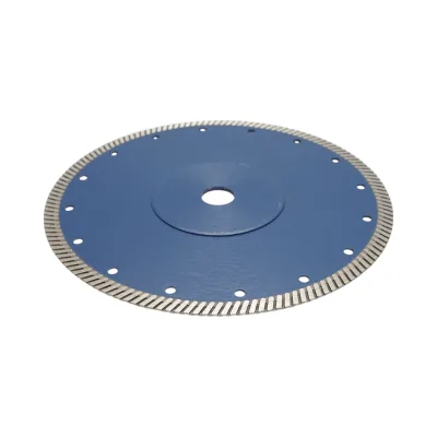 Disco diamantato turbo 230x22,23 mm, segmento 10 mm per piastrelle, maiolica, ceramica dura, marmo, granito Breckner Germany - immagine 4