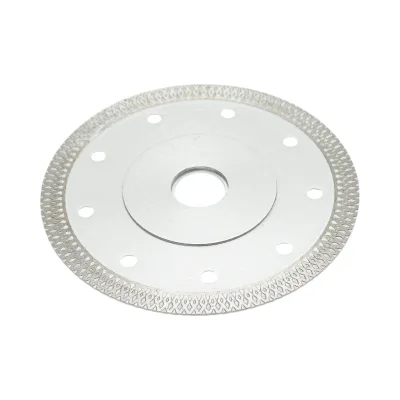 Disco diamantato turbo continuo 125 × 1,5 × 22,23 mm, taglio a umido/secco per ceramica dura, gres porcellanato, piastrelle. Breckner Germany - immagine 4