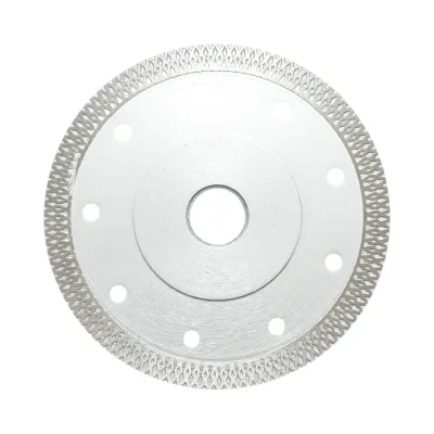 Disco diamantato turbo continuo 125 × 1,5 × 22,23 mm, taglio a umido/secco per ceramica dura, gres porcellanato, piastrelle. Breckner Germany - immagine 3