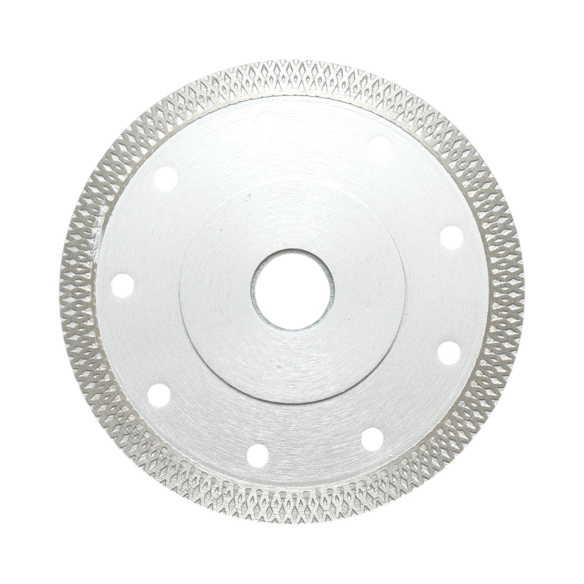 Disco diamantato turbo continuo 125 × 1,5 × 22,23 mm, taglio a umido/secco per ceramica dura, gres porcellanato, piastrelle. Breckner Germany - immagine 3