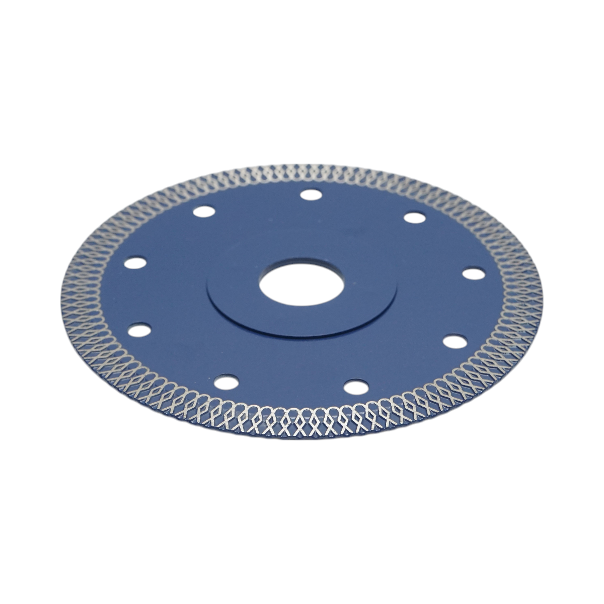 Disco diamantato turbo continuo 125x22,23 mm, segmento 10 mm per piastrelle, maiolica, ceramica dura Breckner Germany - immagine 4