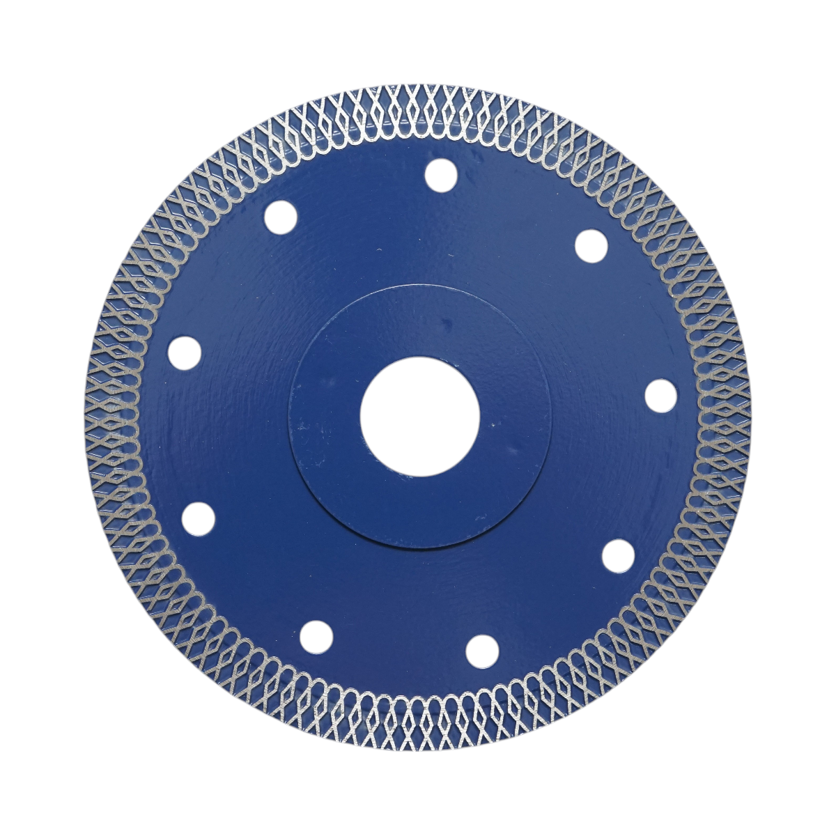 Disco diamantato turbo continuo 125x22,23 mm, segmento 10 mm per piastrelle, maiolica, ceramica dura Breckner Germany - immagine 2