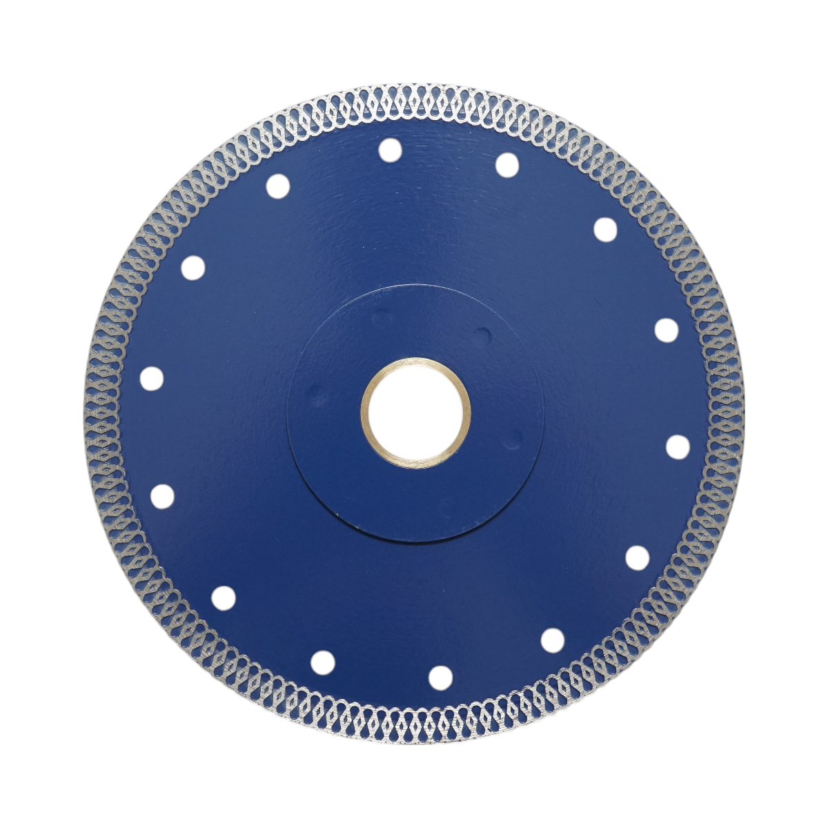 Disco diamantato turbo continuo 180x30/25,4 mm, segmento 10 mm per piastrelle, maiolica, ceramica dura Breckner Germany - immagine 2