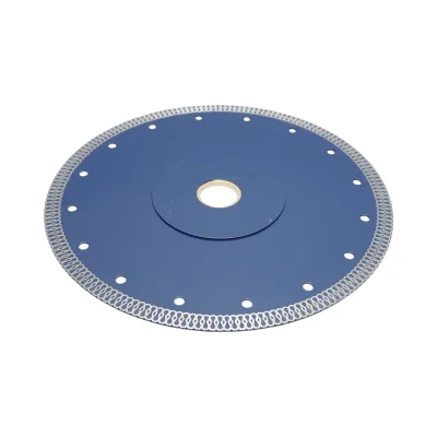 Disco diamantato turbo continuo 230x30/25,4 mm, segmento 10 mm per piastrelle, maiolica, ceramica dura Breckner Germany - immagine 4