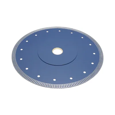 Disco diamantato turbo continuo 250x30/25,4 mm, segmento 10 mm per piastrelle, maiolica, ceramica dura Breckner Germany - immagine 4
