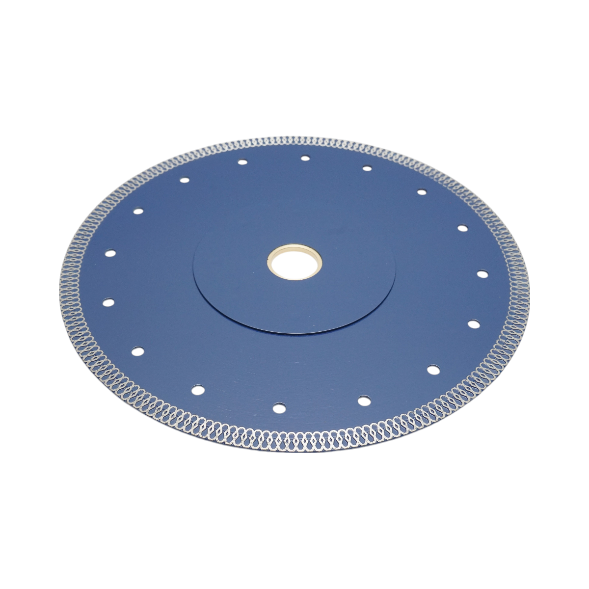 Disco diamantato turbo continuo 250x30/25,4 mm, segmento 10 mm per piastrelle, maiolica, ceramica dura Breckner Germany - immagine 4